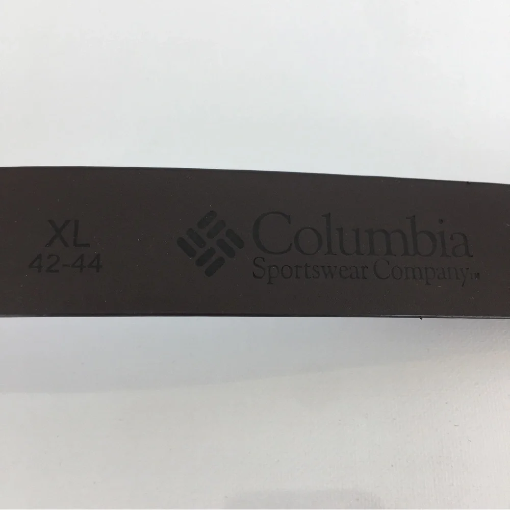 Columbia Vegan Leather Belt Dark Brown Men’s Size XL 42-44